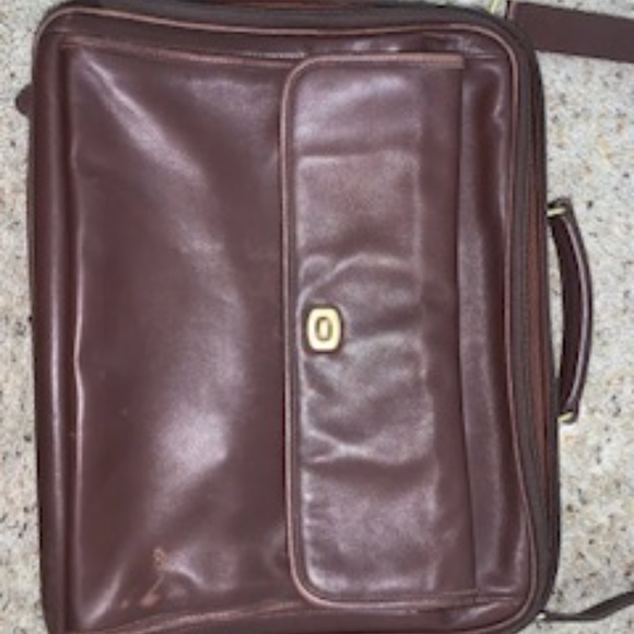 Coach Brand Leather Briefcase - Picture 2 of 8